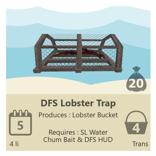 Second Life Marketplace DFS Lobster Trap